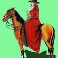 1795 г. Дама в костюме для верховой езды
